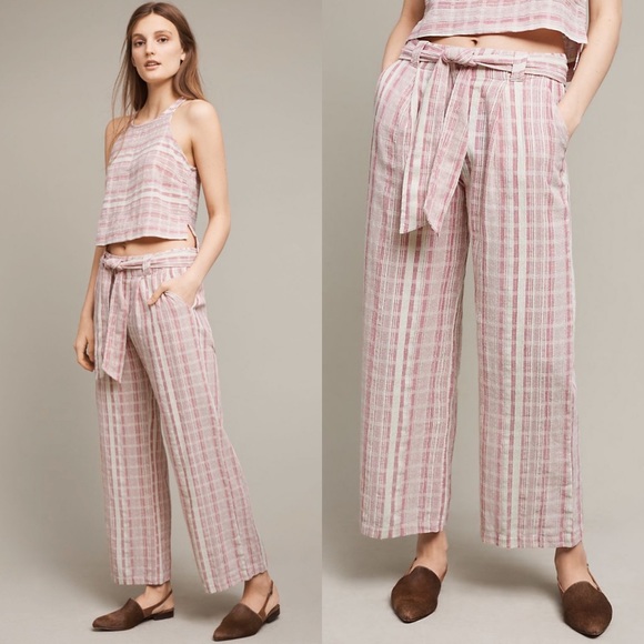 Anthropologie Saturday Sunday Aita Striped Pants - Picture 2 of 6